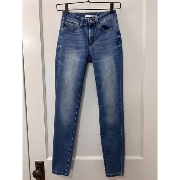 KanCan Women's Estilo Skinny Jeans Stretch Cotton Rayon Polyester Size 1 / 24 - Picture 1 of 9